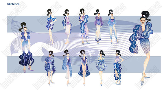 馬蘭歐尼時(shí)裝學(xué)院作品集