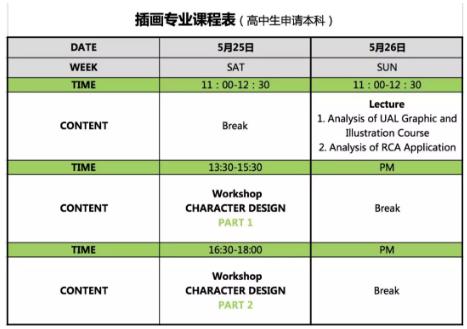 插畫專業(yè)課程安排