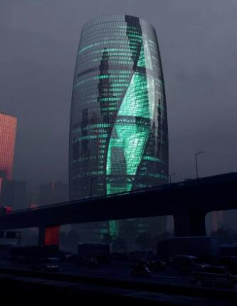 麗澤SOHO建筑效果圖