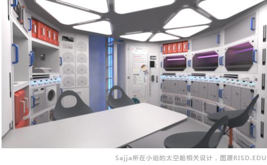 Sajja所在小組的太空艙相關(guān)設(shè)計(jì)