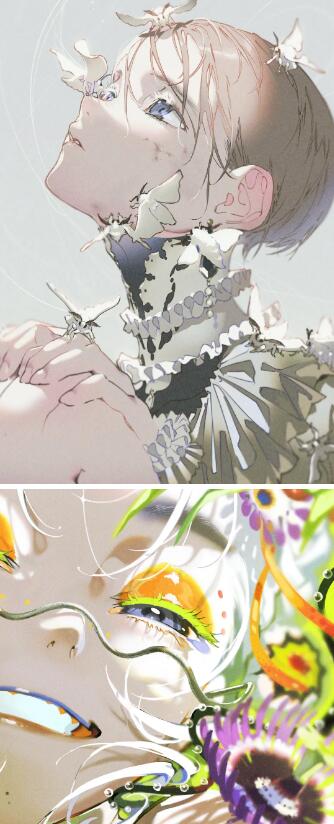 日本知名畫師米山舞作品