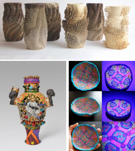 倫敦肖迪奇E1 6LA展出的陶瓷作品